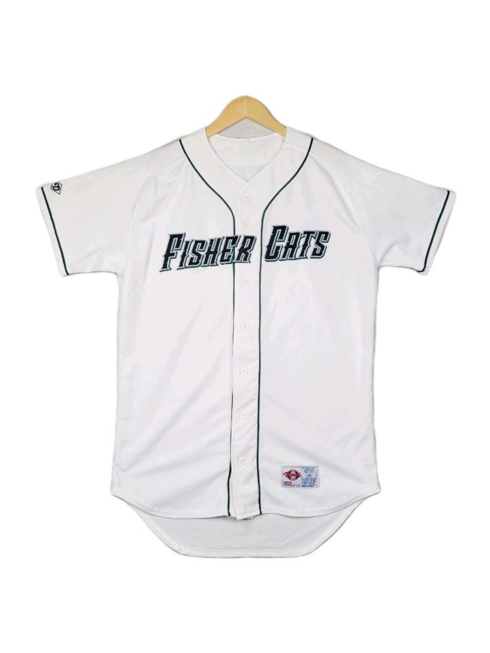 Vintage New Hampshire Fisher Cats Mountain Men Jersey Mens Size 48 MiLB USA Made